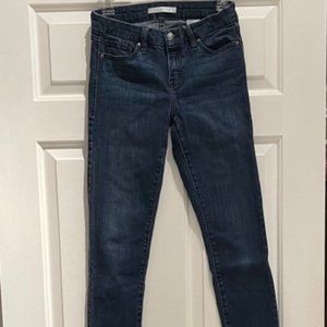 Eunina Greta mid-rise skinny roller crop jeans in size 5